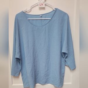 Women's Light Blue Top